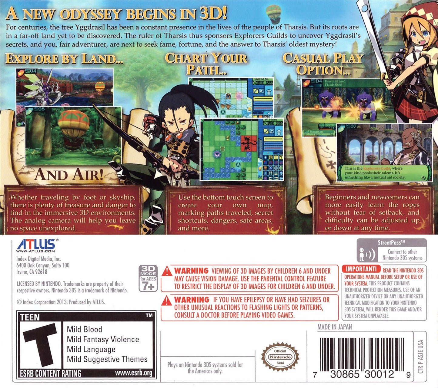 Etrian Odyssey IV: Legends Of The Titan Nintendo 3DS