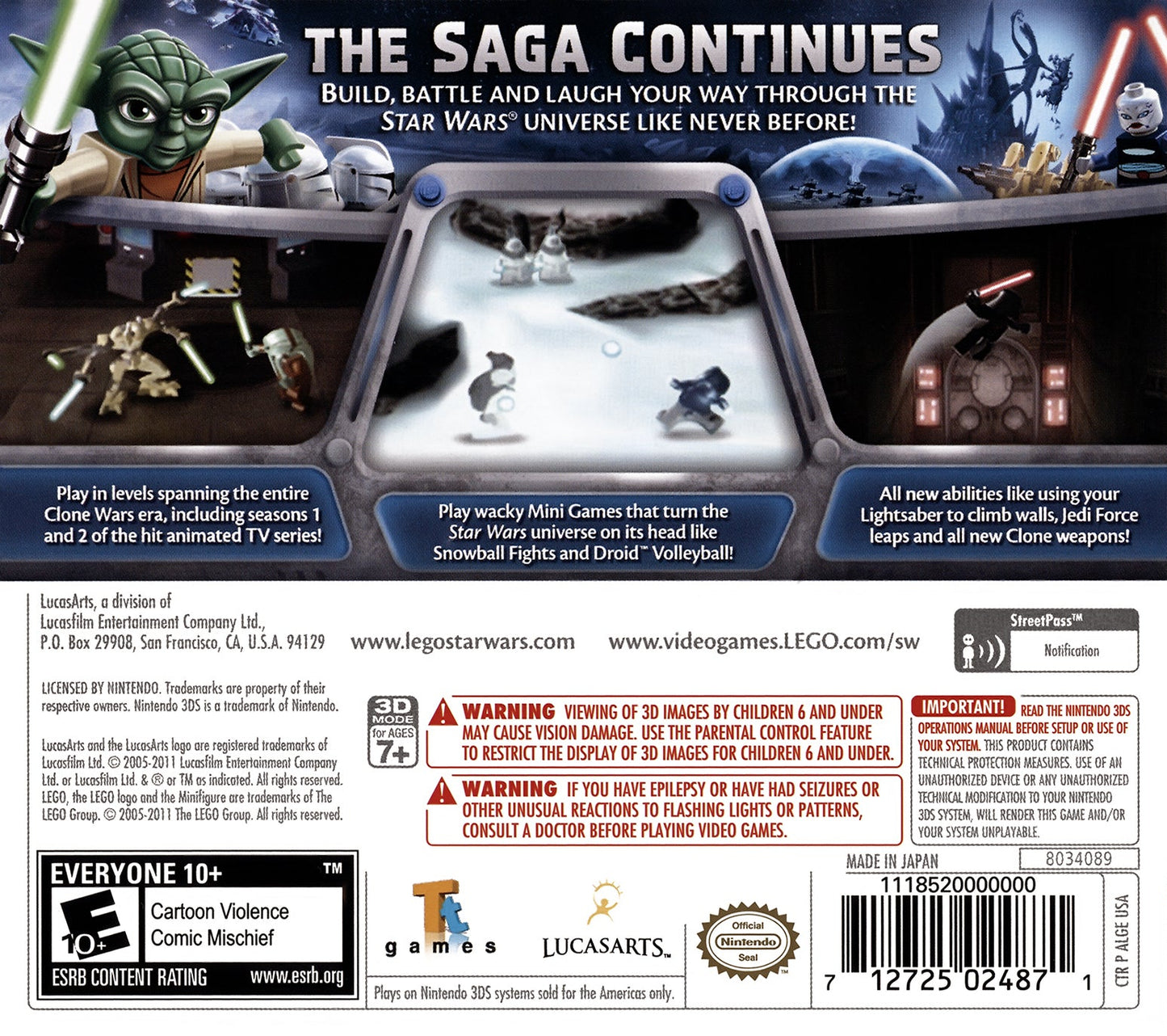 LEGO Star Wars III: The Clone Wars Nintendo 3DS