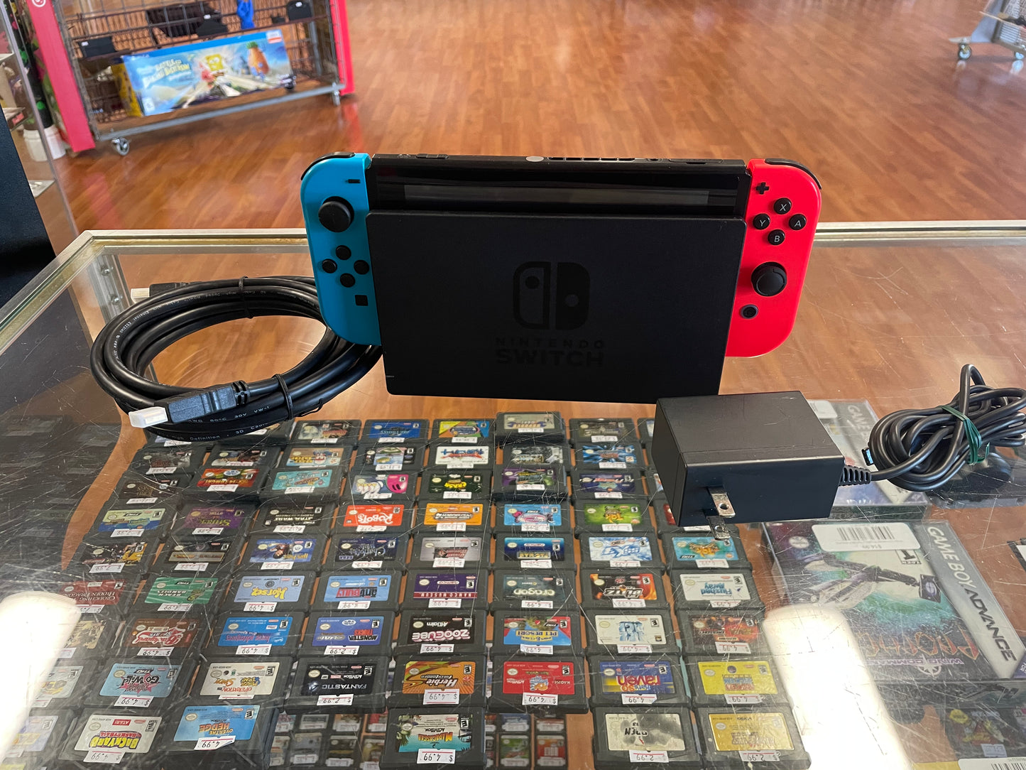 Nintendo Switch Console with Neon Blue & Red Joy Cons (HAC001)