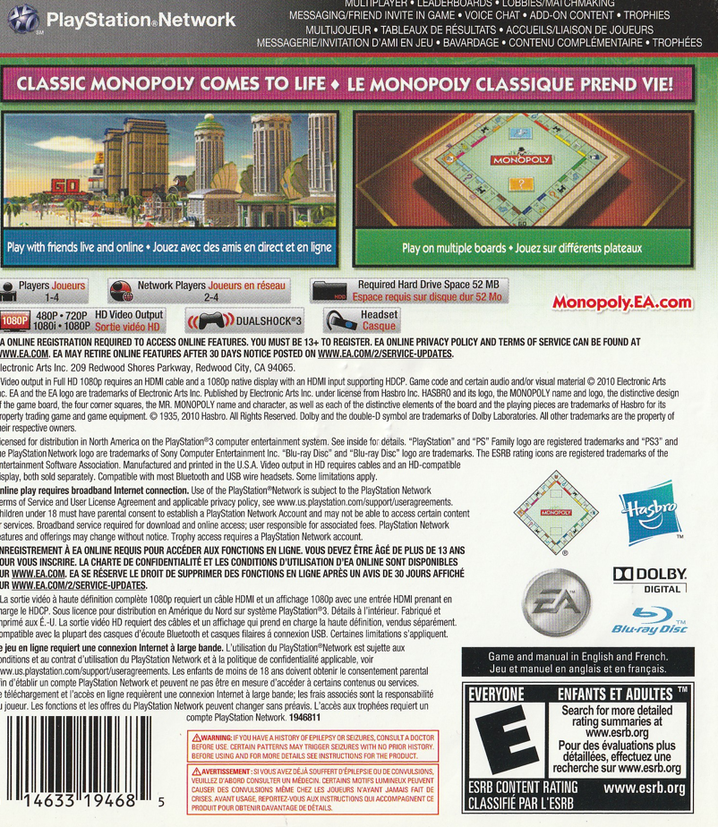 Monopoly Streets Playstation 3