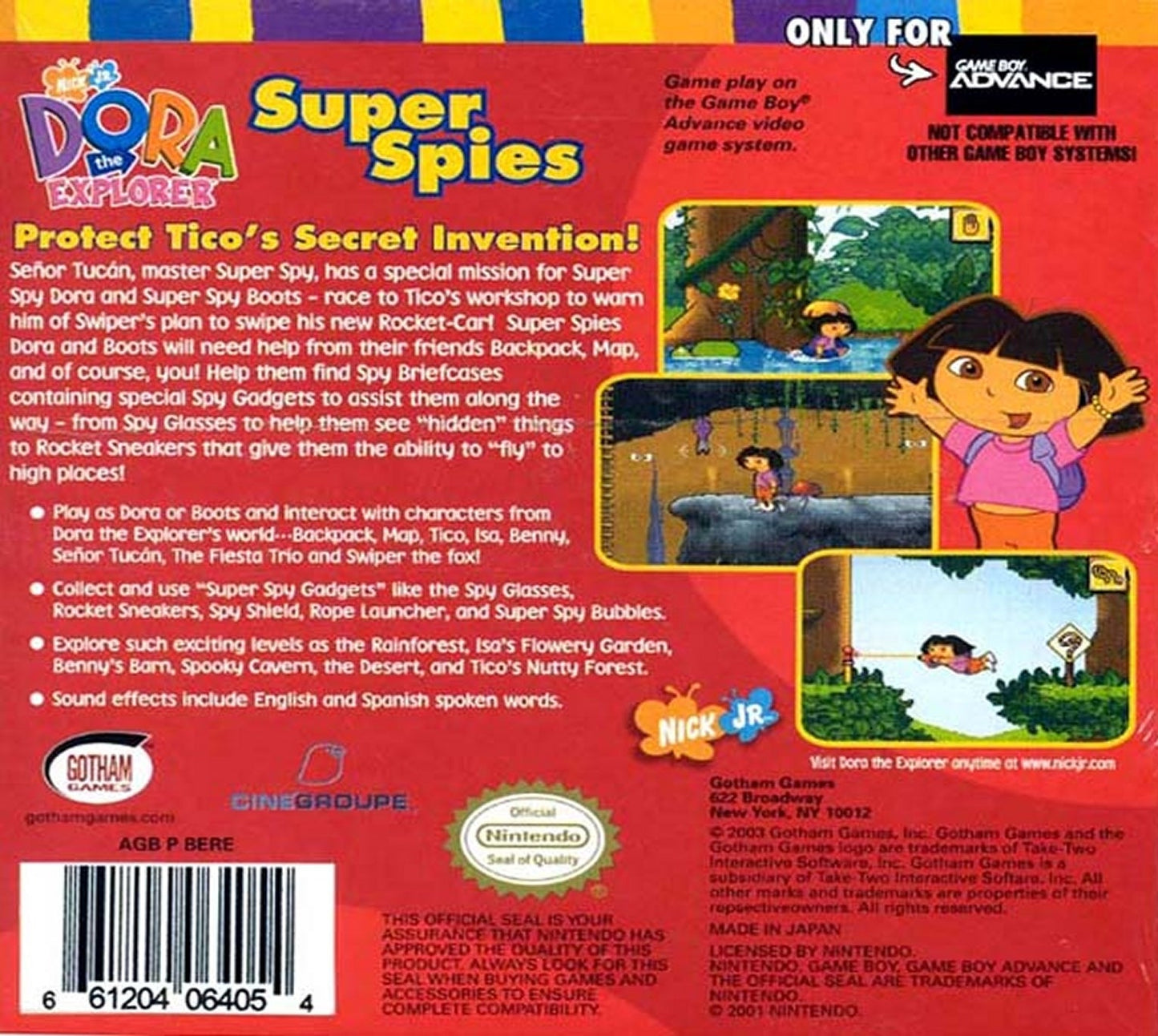 Dora the Explorer Super Spies GameBoy Advance