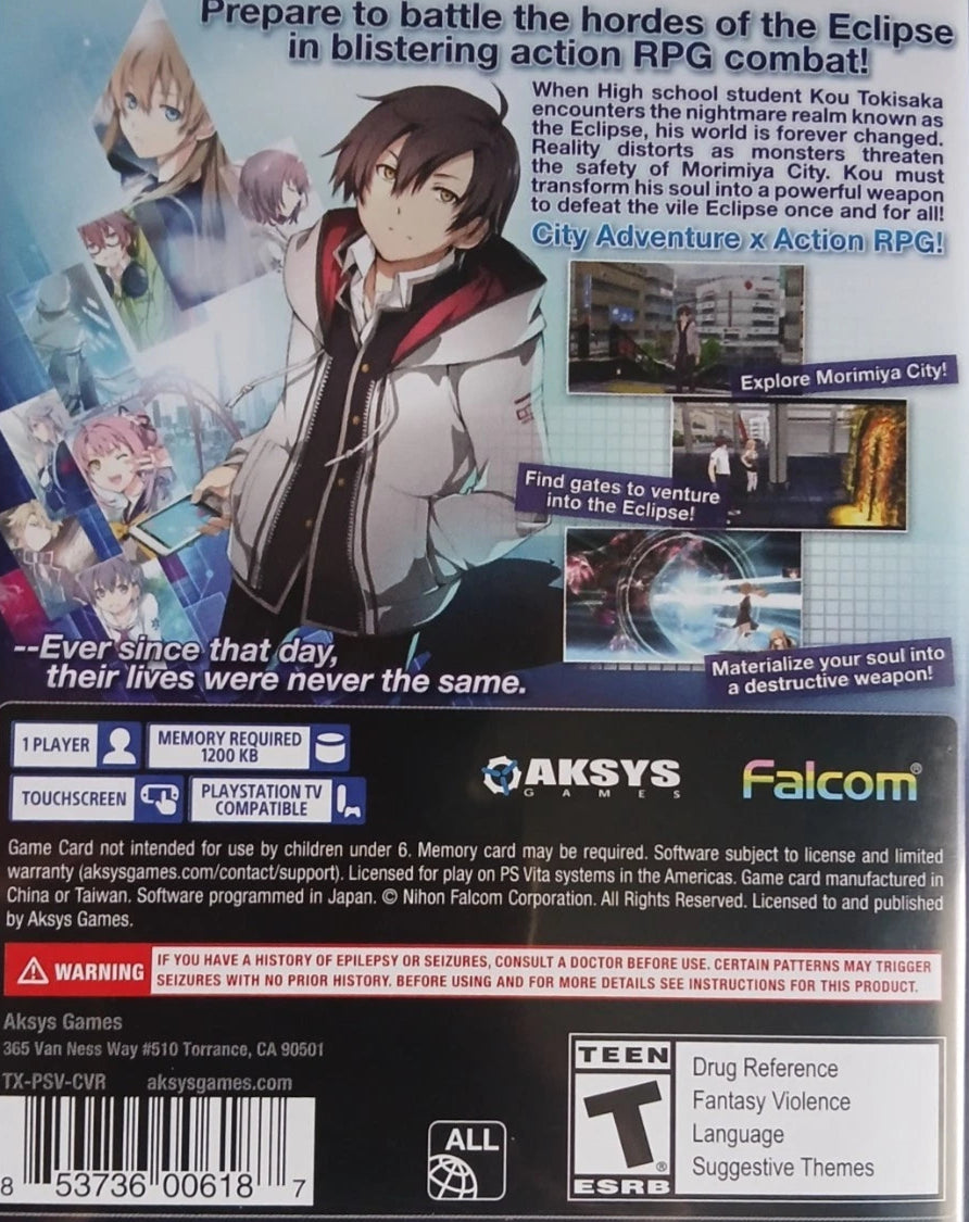 Tokyo Xanadu Playstation Vita