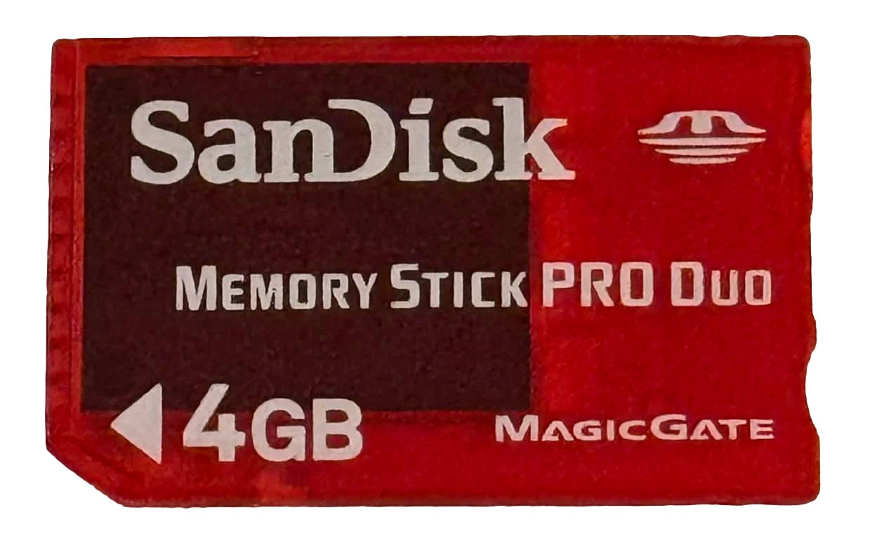 SanDisk 4GB PSP Memory Stick Pro Duo PSP