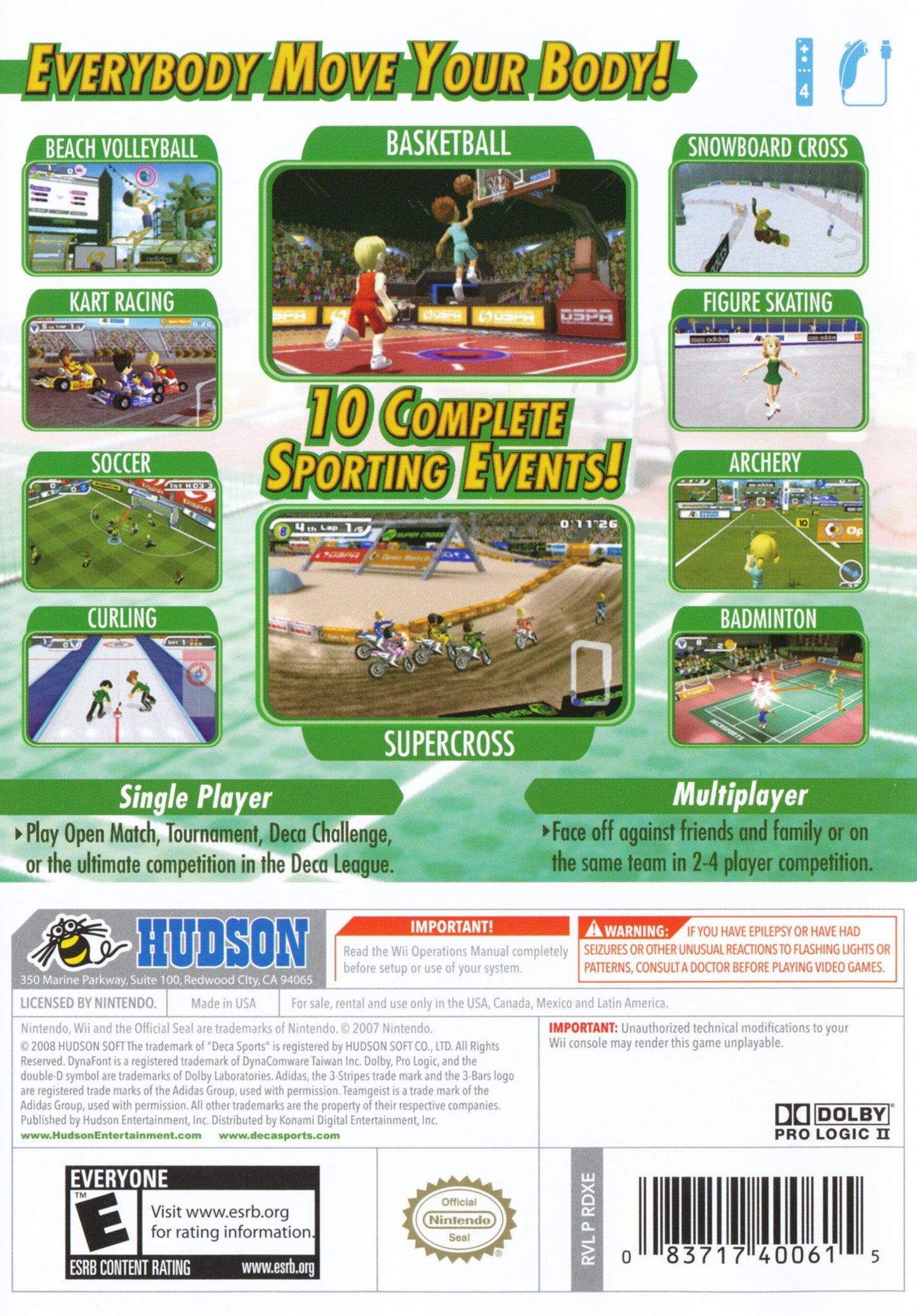 Deca Sports Wii