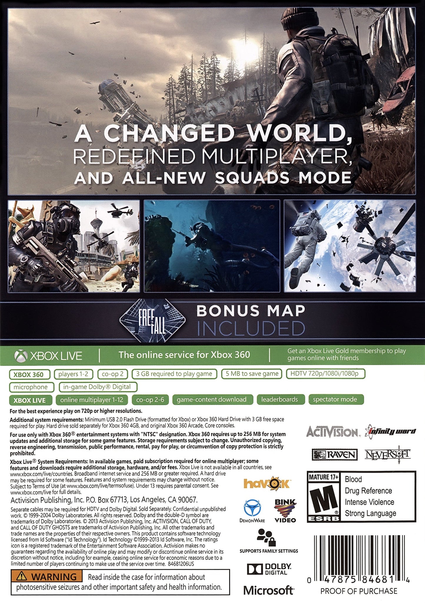 Call Of Duty Ghosts Xbox 360