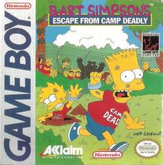 Bart Simpson's Escape From Camp Deadly GameBoy