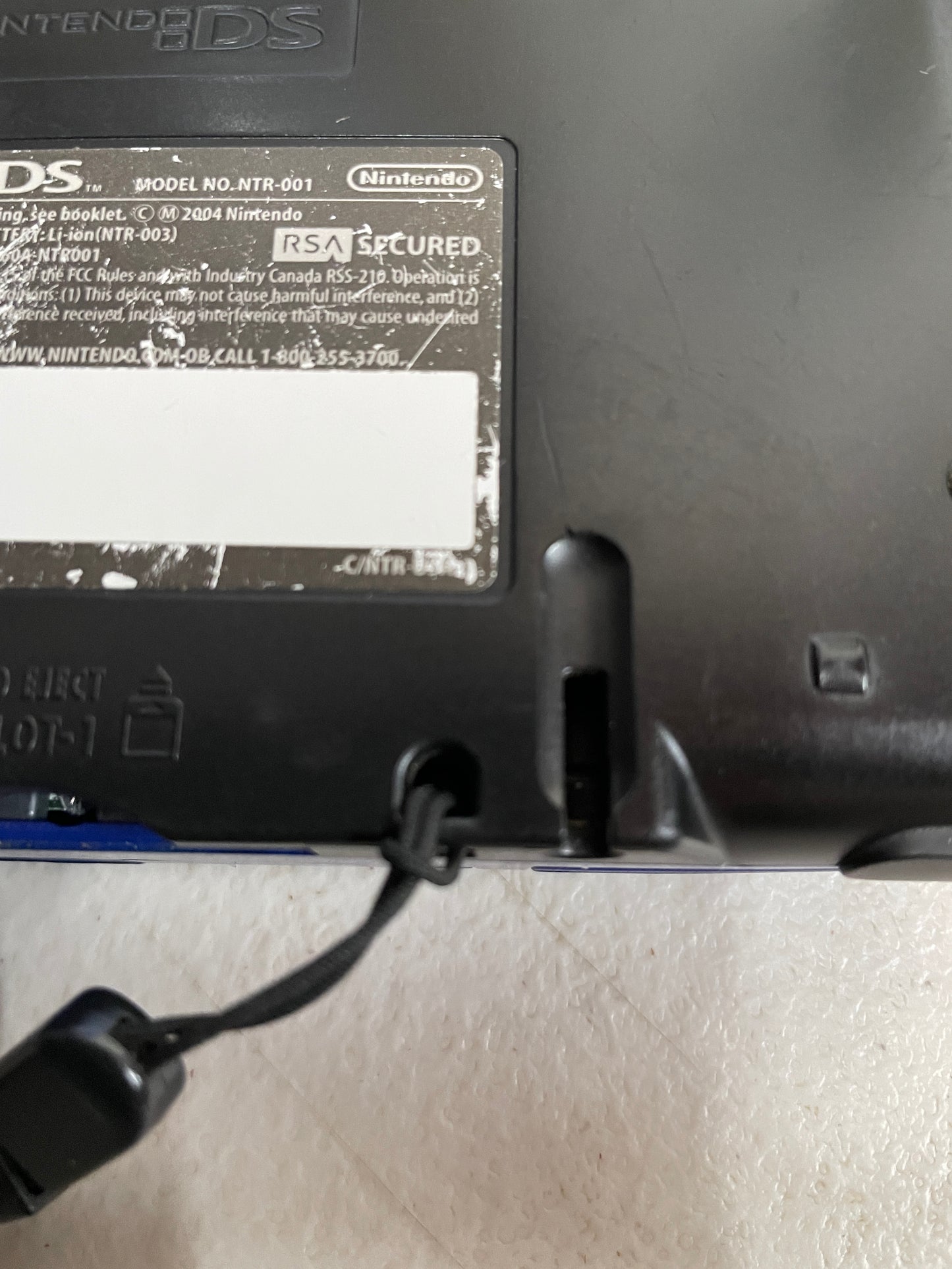 Nintendo DS Original NTR-001 Console Blue