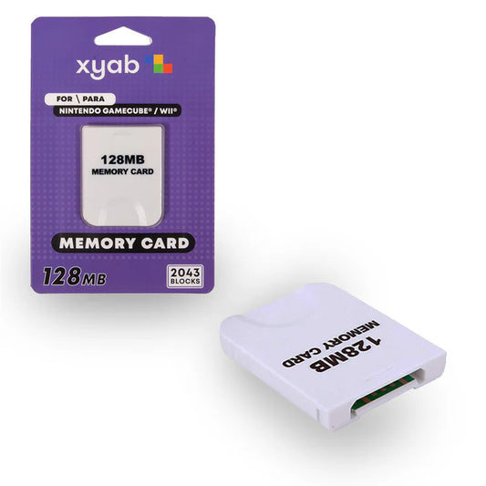 XYAB 128MB 2043 Blocks Memory Card For GameCube / Wii  Gamecube