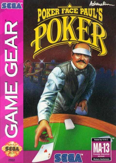 Poker Face Paul's Poker Sega Game Gear
