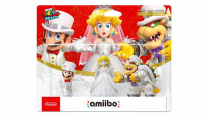 Mario Odyssey Wedding 3 Pack Amiibo