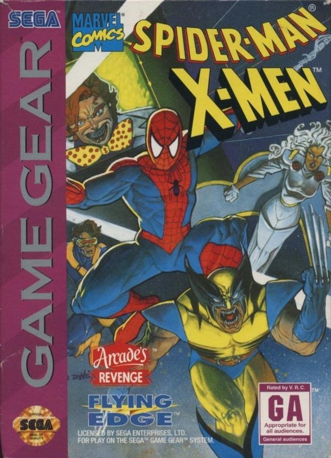 Spiderman X-Men Arcade's Revenge Sega Game Gear