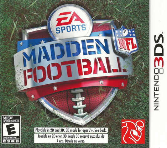 Madden NFL Football Nintendo 3DS