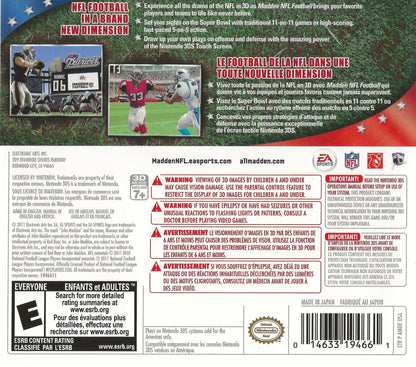 Madden NFL Football Nintendo 3DS