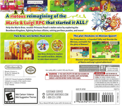 Mario & Luigi: Superstar Saga + Bowser's Minions Nintendo 3DS