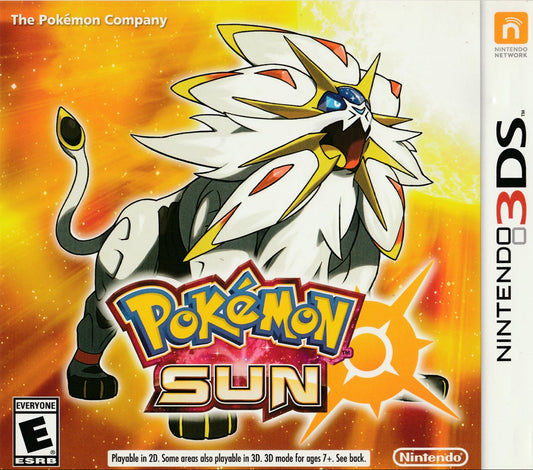 Pokemon Sun Nintendo 3DS