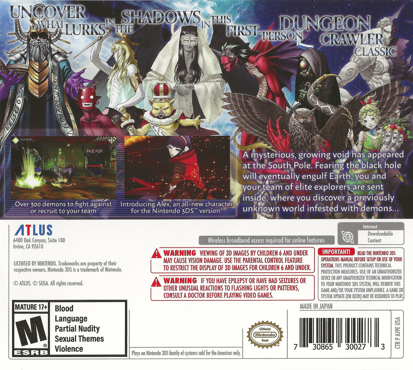 Shin Megami Tensei: Strange Journey Redux Nintendo 3DS