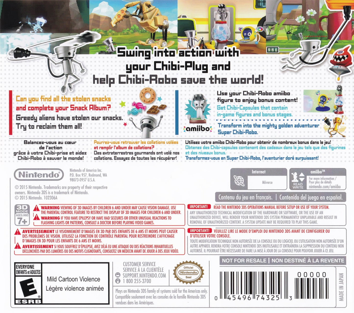 Chibi-Robo Zip Lash Nintendo 3DS