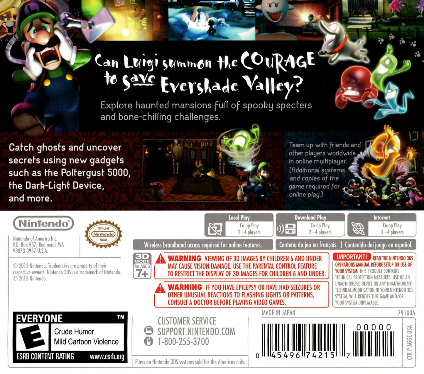 Luigi's Mansion: Dark Moon Nintendo 3DS