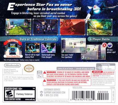 Star Fox 64 3D Nintendo 3DS