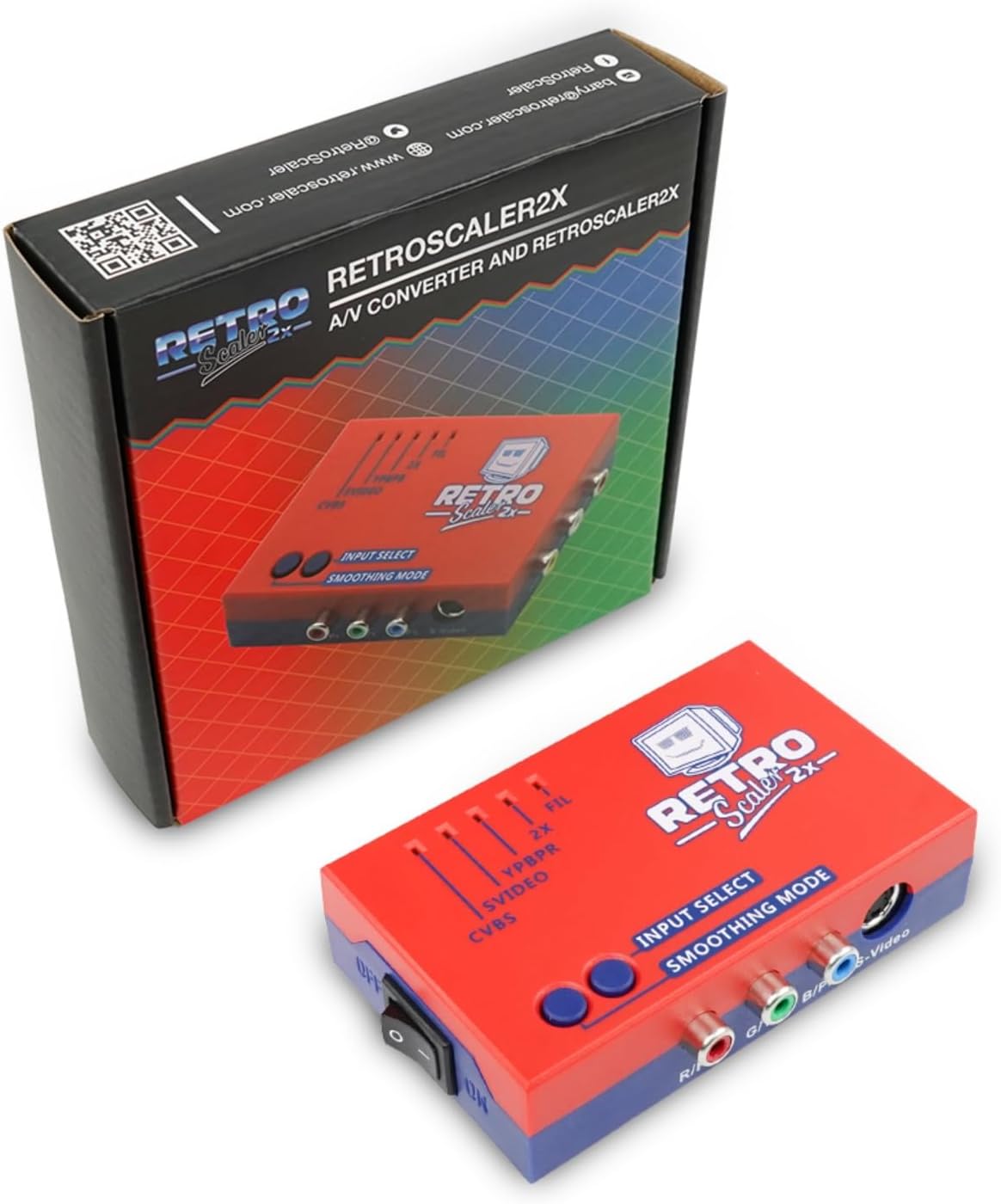 RetroScaler2x AV/SV/YPBPR to HDMI Converter