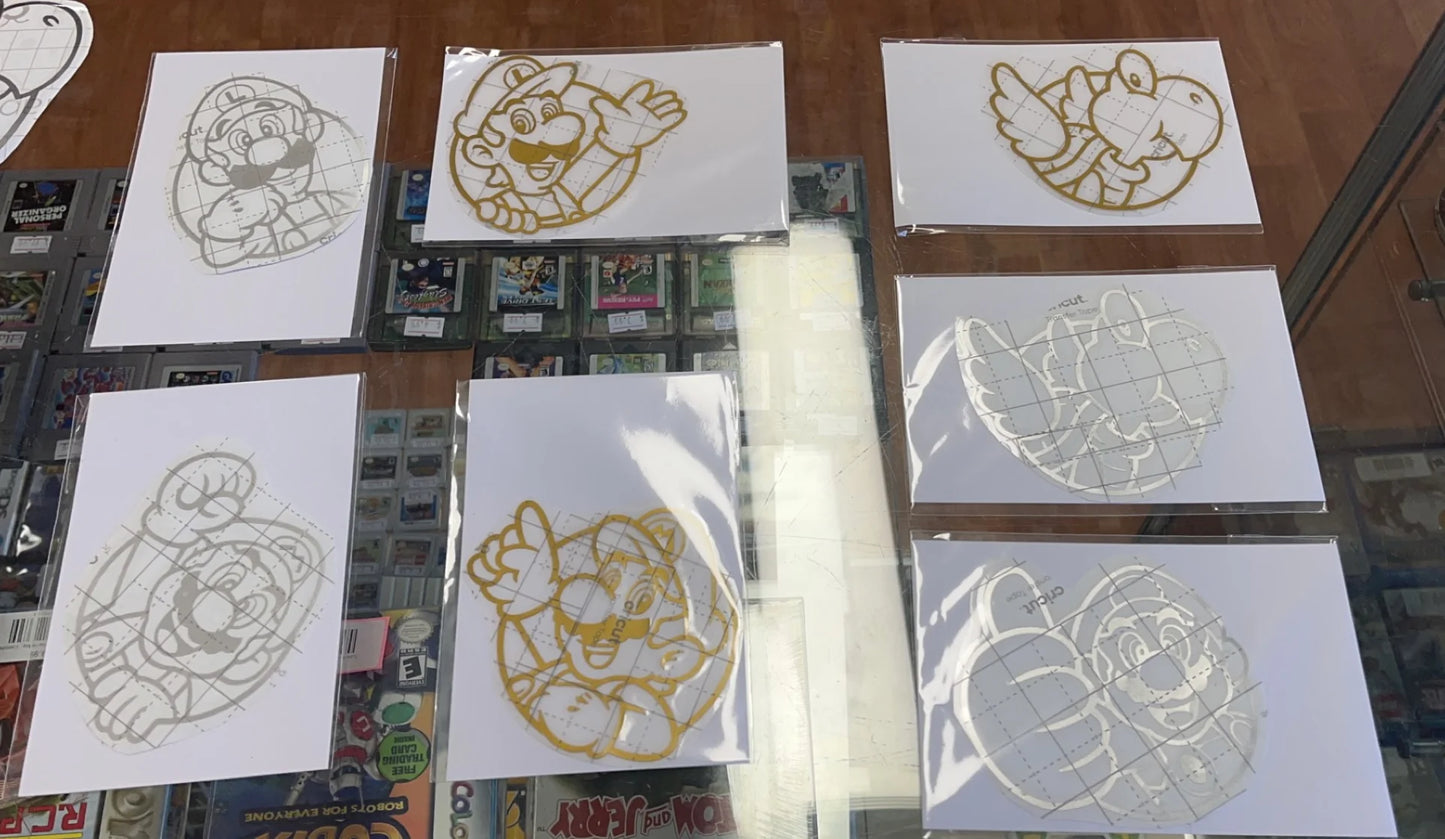 Super Mario Bros. Vinyl Decal Stickers