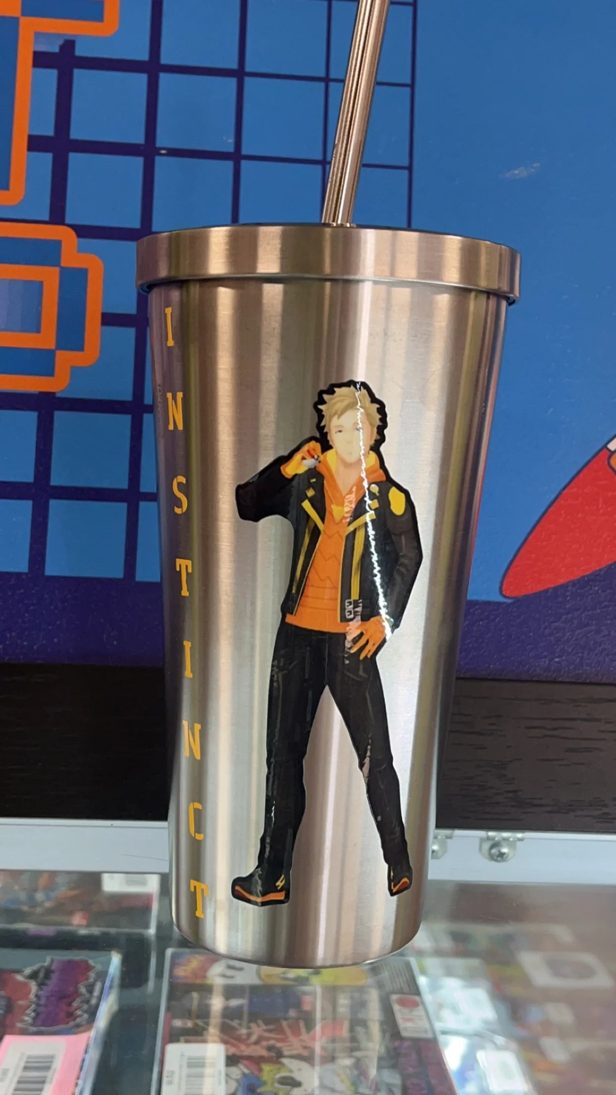 Pokemon Stainless Steel Tumbler with Straw