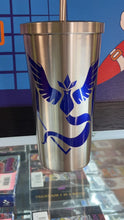 Load image into Gallery viewer, Pokemon Stainless Steel Tumbler with Straw
