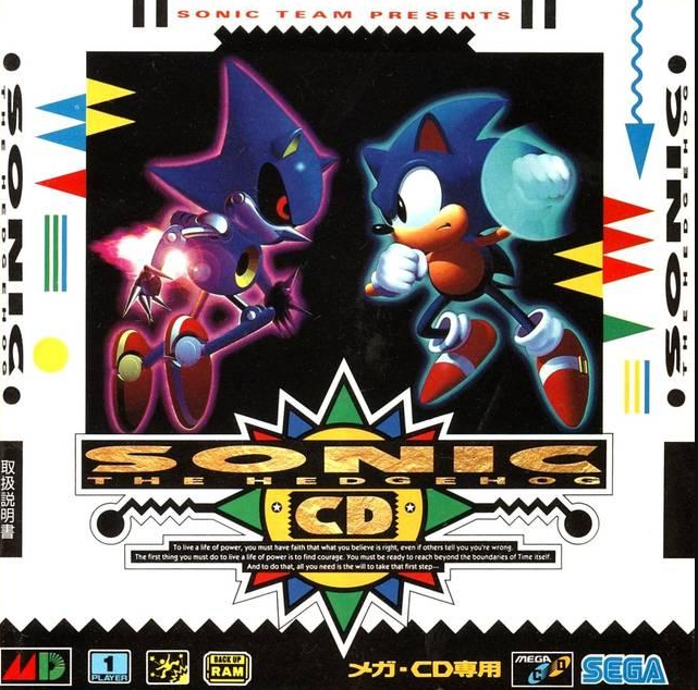 Sonic CD JP Sega Mega CD