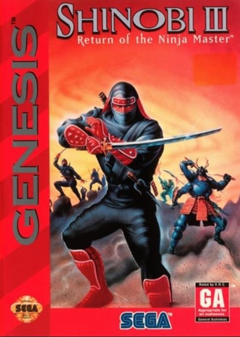 Shinobi III Return Of The Ninja Master Sega Genesis