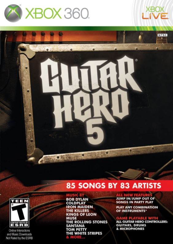 Guitar Hero 5 Xbox 360