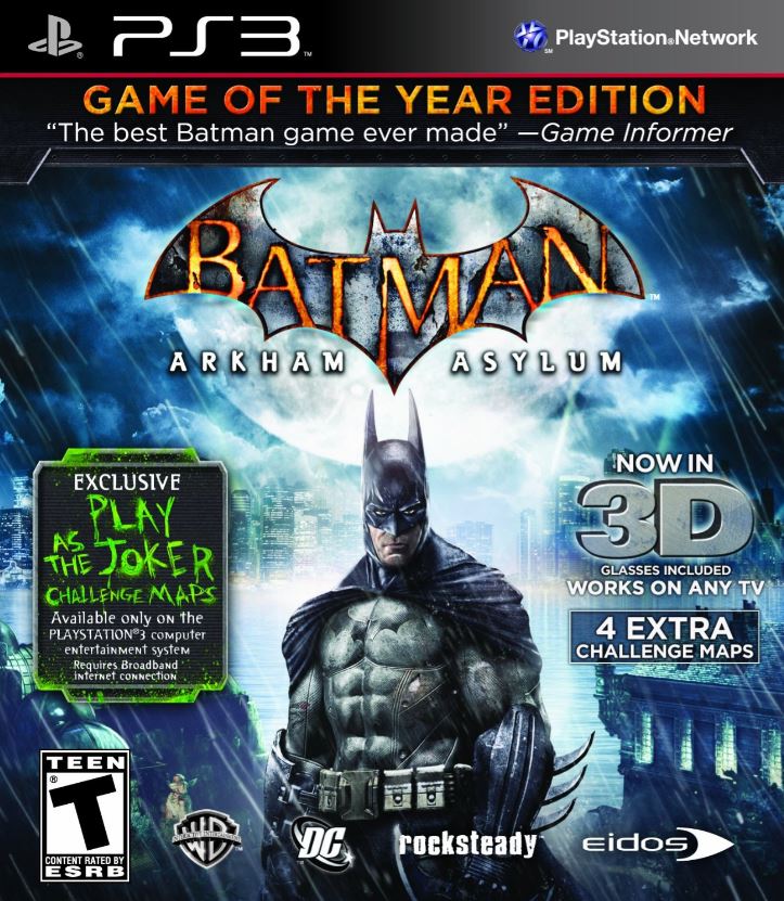 Batman: Arkham Asylum [Game Of The Year Greatest Hits] Playstation 3
