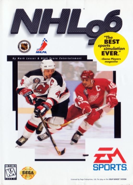 NHL 96 Sega Genesis
