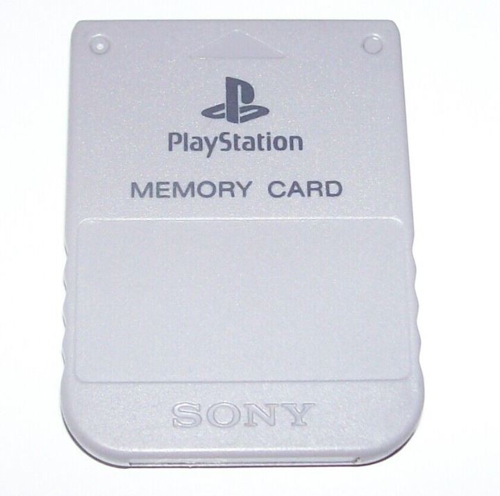 PS1 Memory Card Playstation 1MB (SCPH-1020) Gray