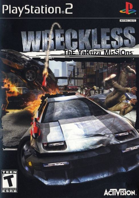 Wreckless Yakuza Missions Playstation 2