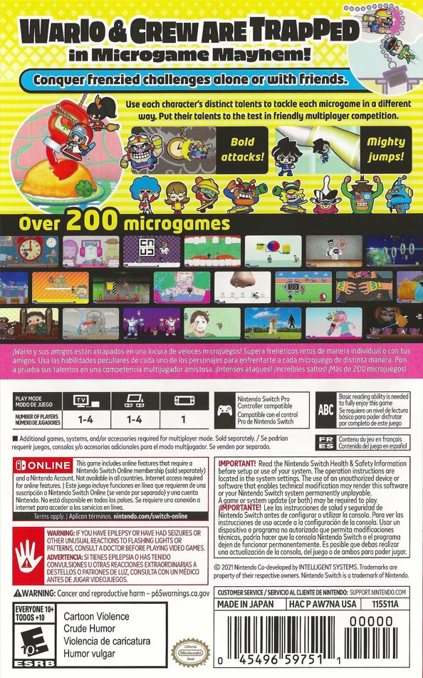 WarioWare: Get It Together Nintendo Switch