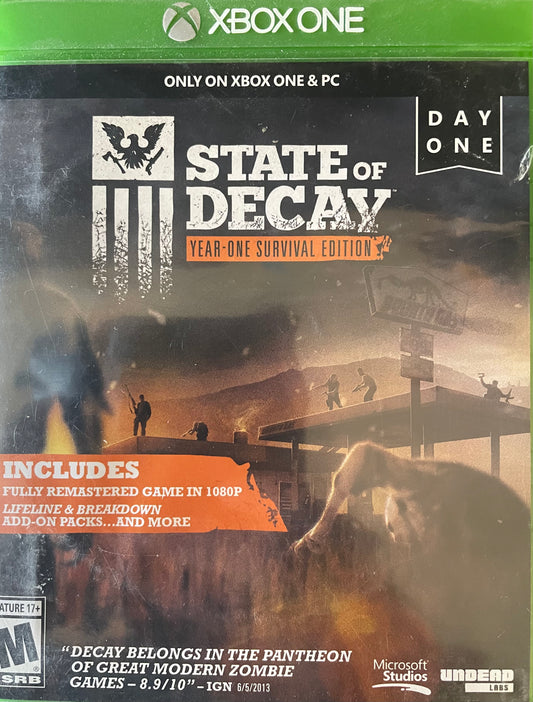 State Of Decay: Year-One Survival Edition Xbox One