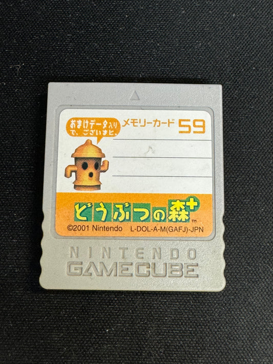 Nintendo Gamecube Animal Crossing Memory Card 59 DOL-008