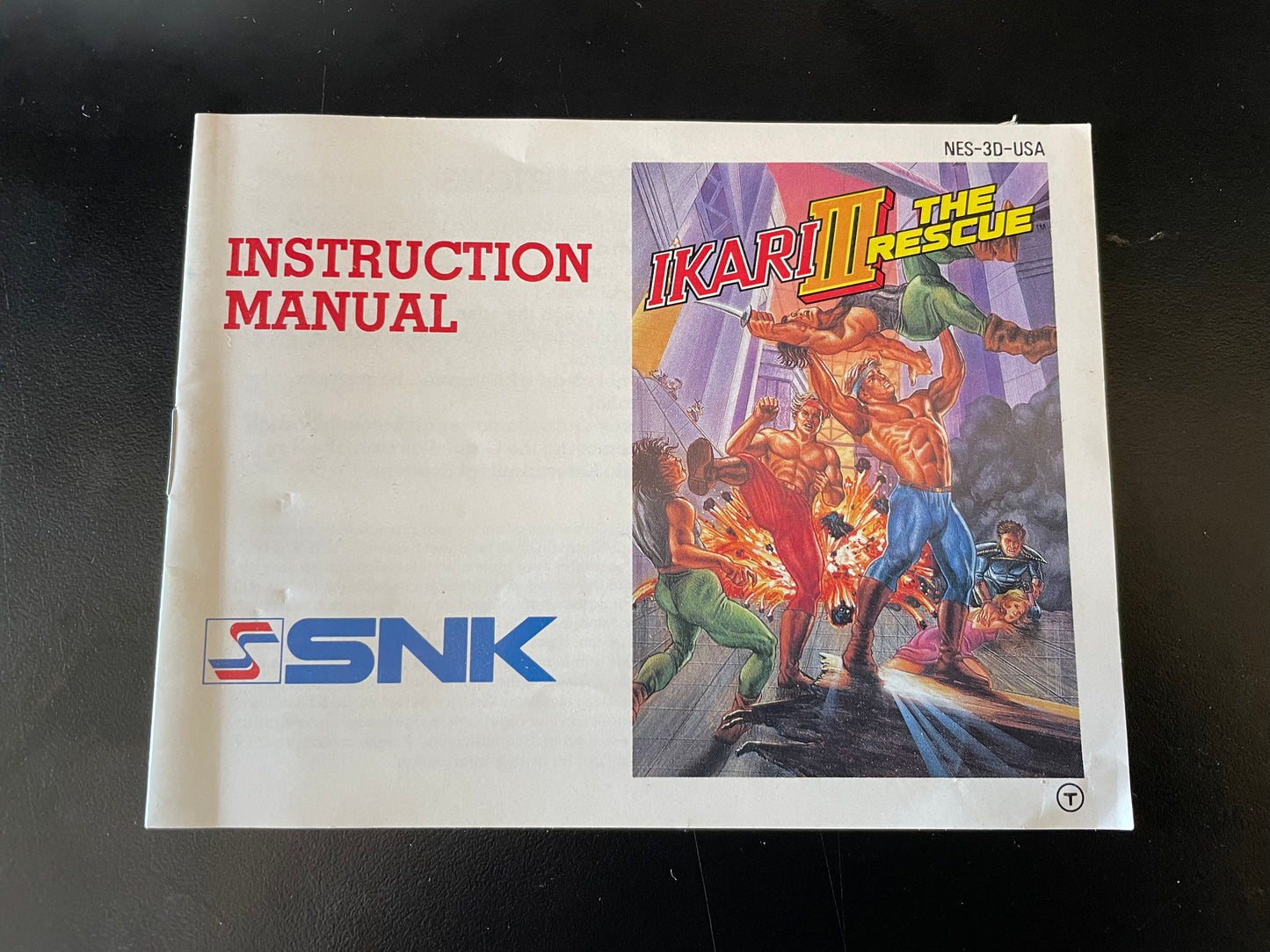 Ikari Warriors III NES Manual