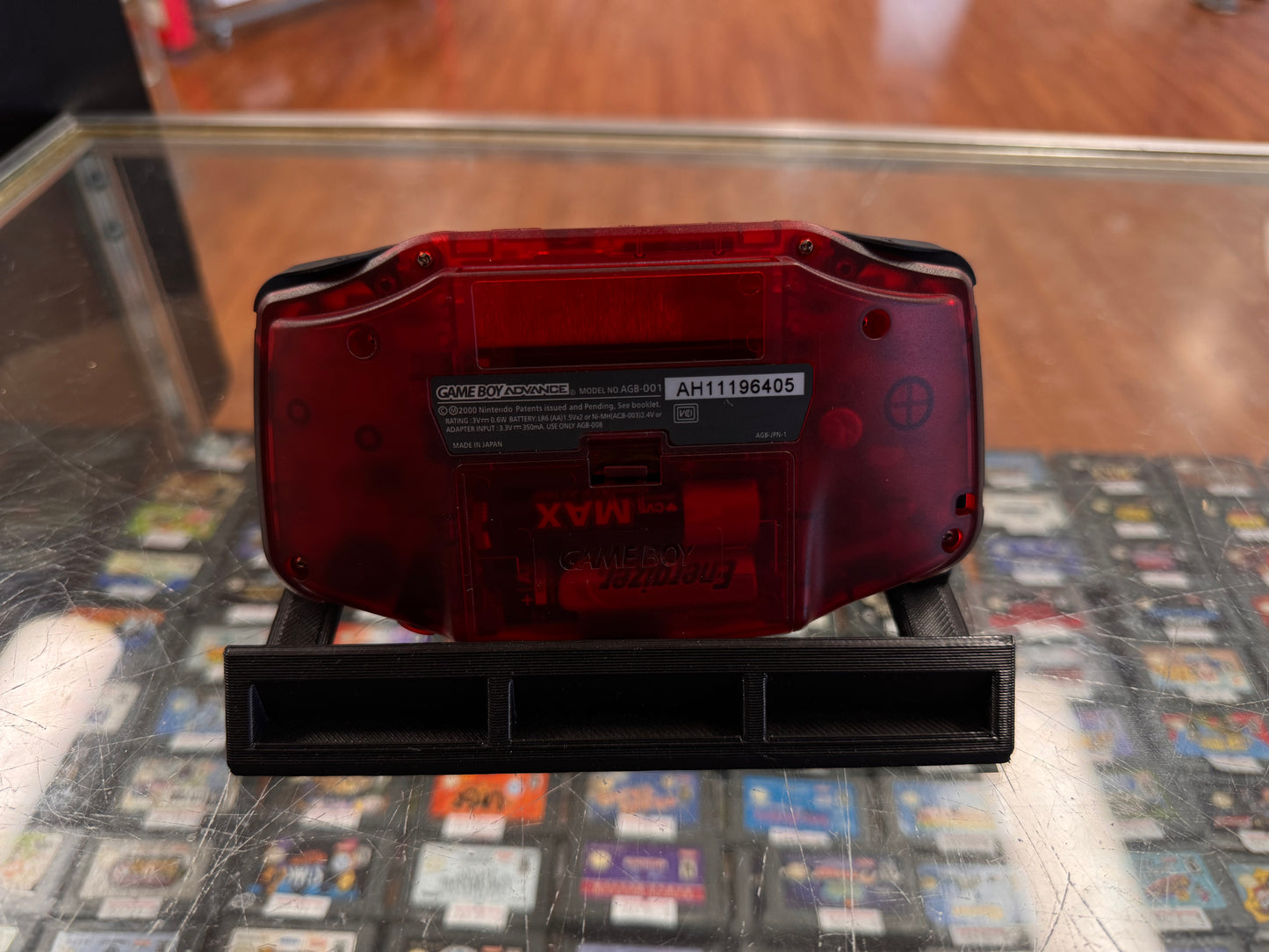 Red Reshell IPS Modded System [AGB-001] GameBoy Advance