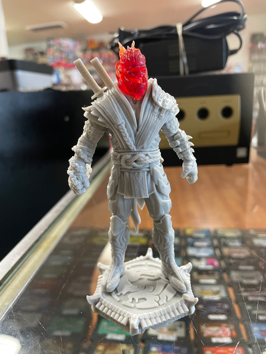 3.5 in 3D Printed Mortal Kombat Figure Scorpion