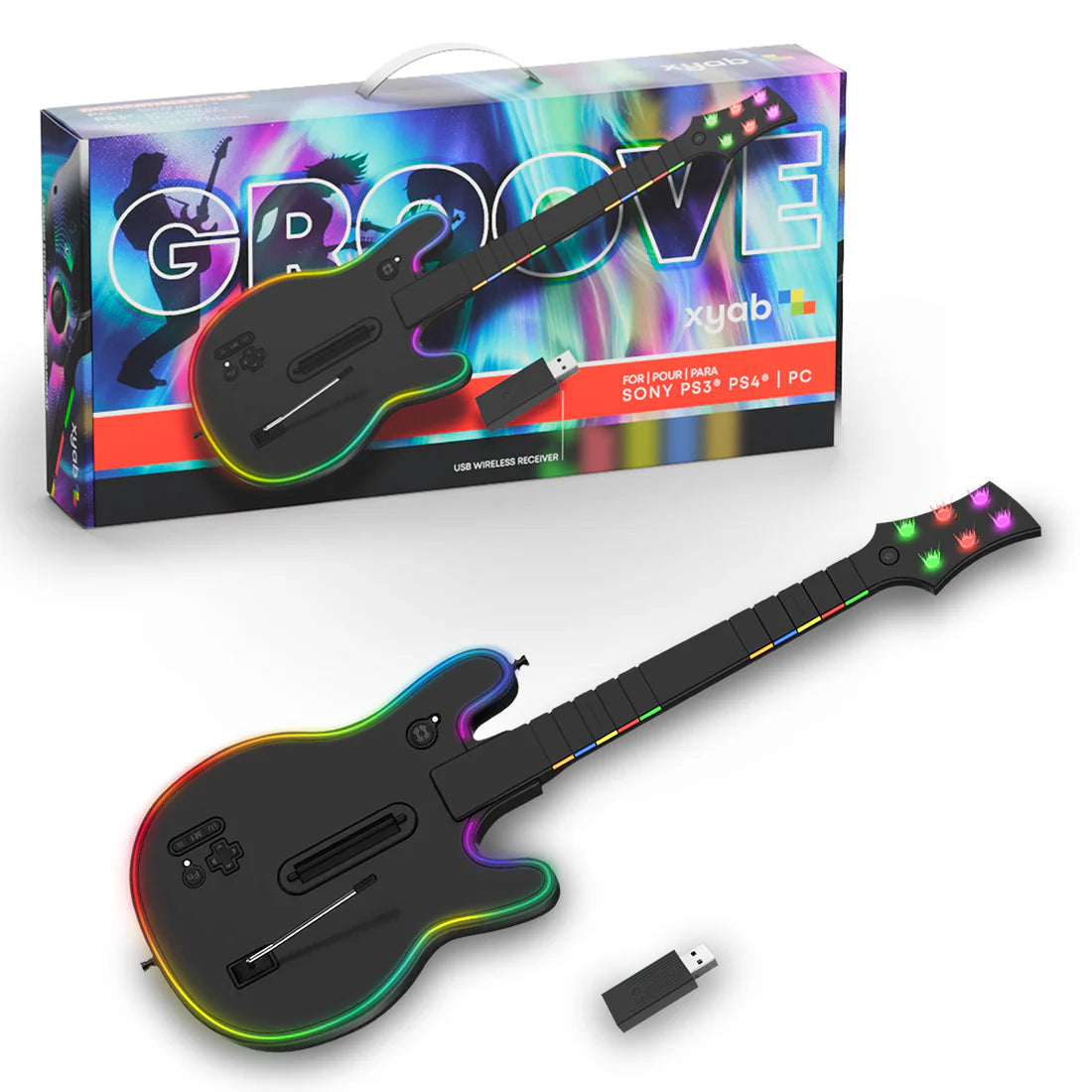 XYAB GROOVE Wireless Guitar Controller Playstation 3