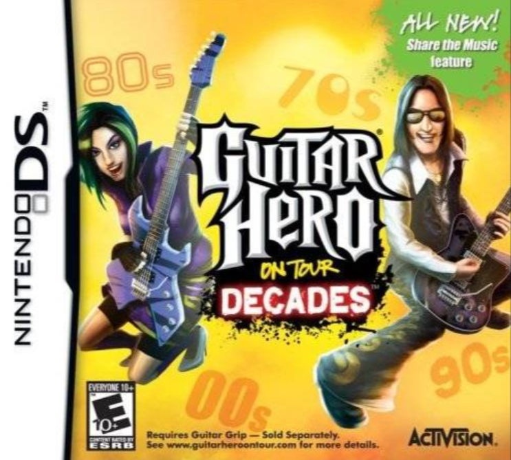 Guitar Hero On Tour Decades Nintendo DS