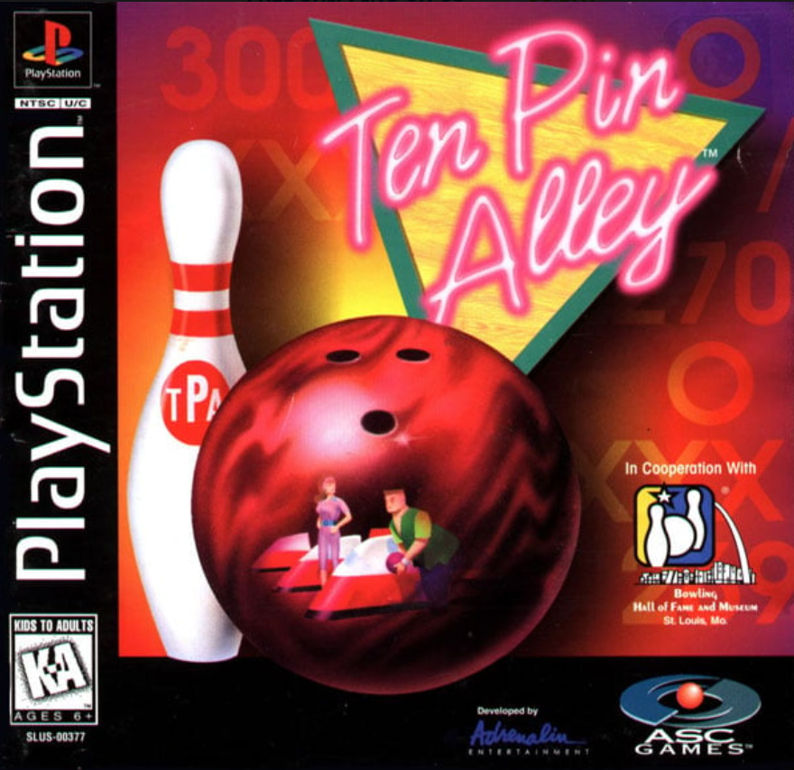 Ten Pin Alley Playstation