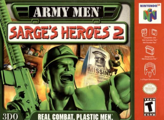 Army Men Sarge's Heroes 2 Nintendo 64