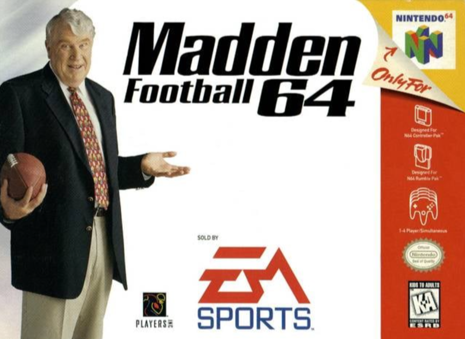 Madden Football 64 Nintendo 64