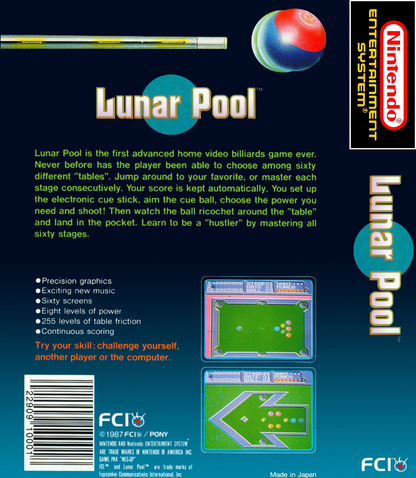 Lunar Pool NES