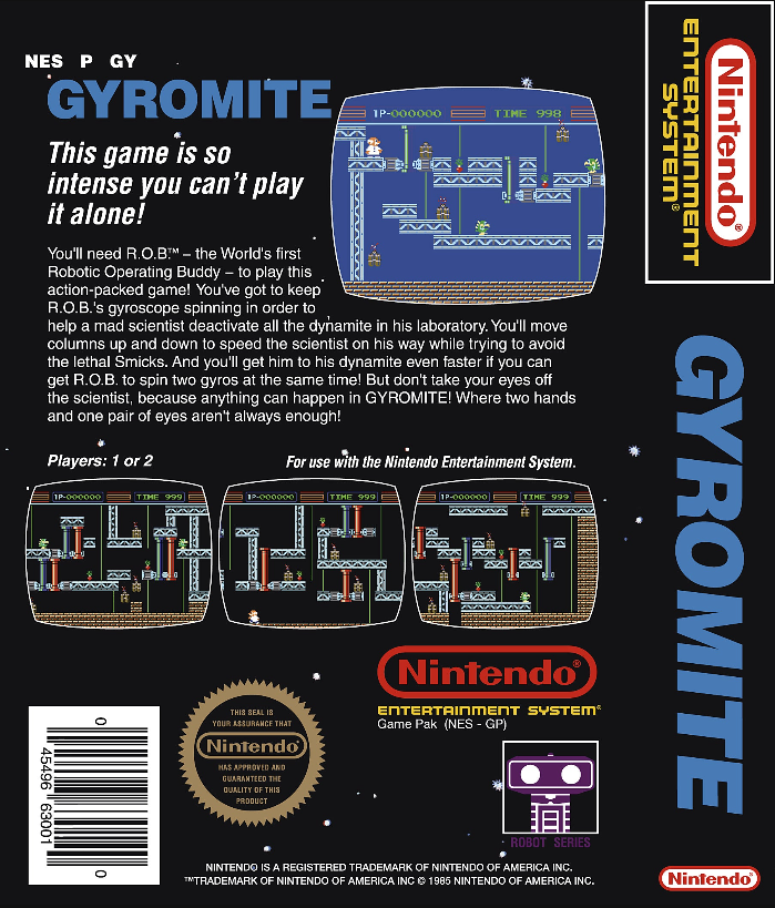 Gyromite [5 Screw] NES