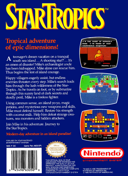 Star Tropics NES