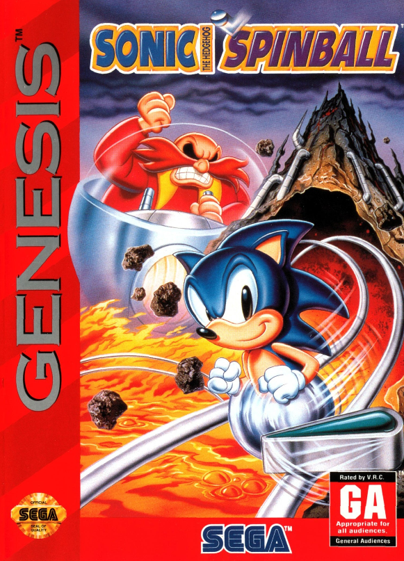 Sonic Spinball Sega Genesis