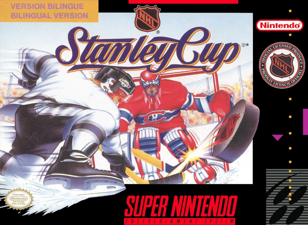 NHL Stanley Cup Super Nintendo